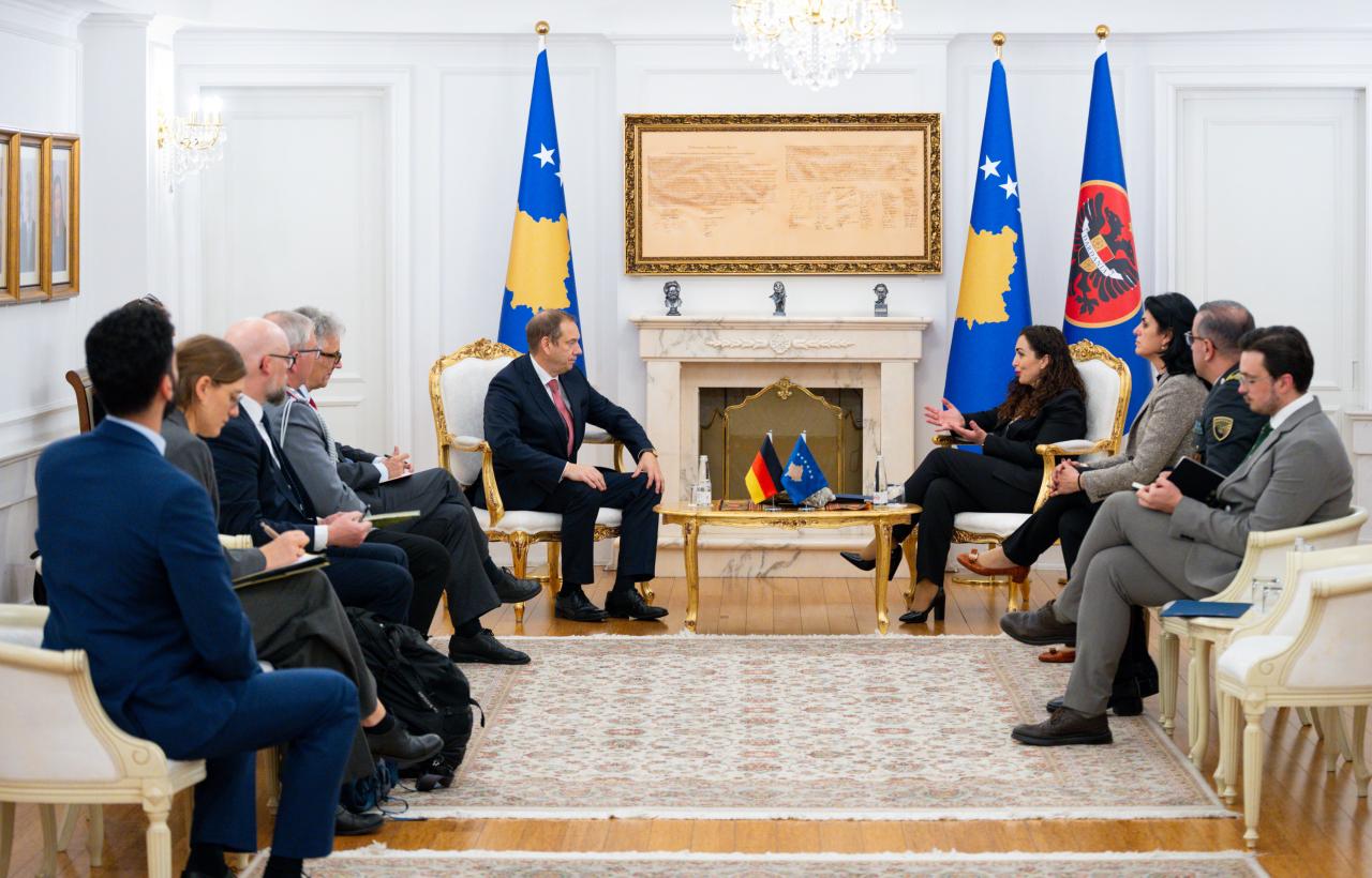 Presidentja Osmani thekson rëndësinë e partneritetit me Gjermaninë