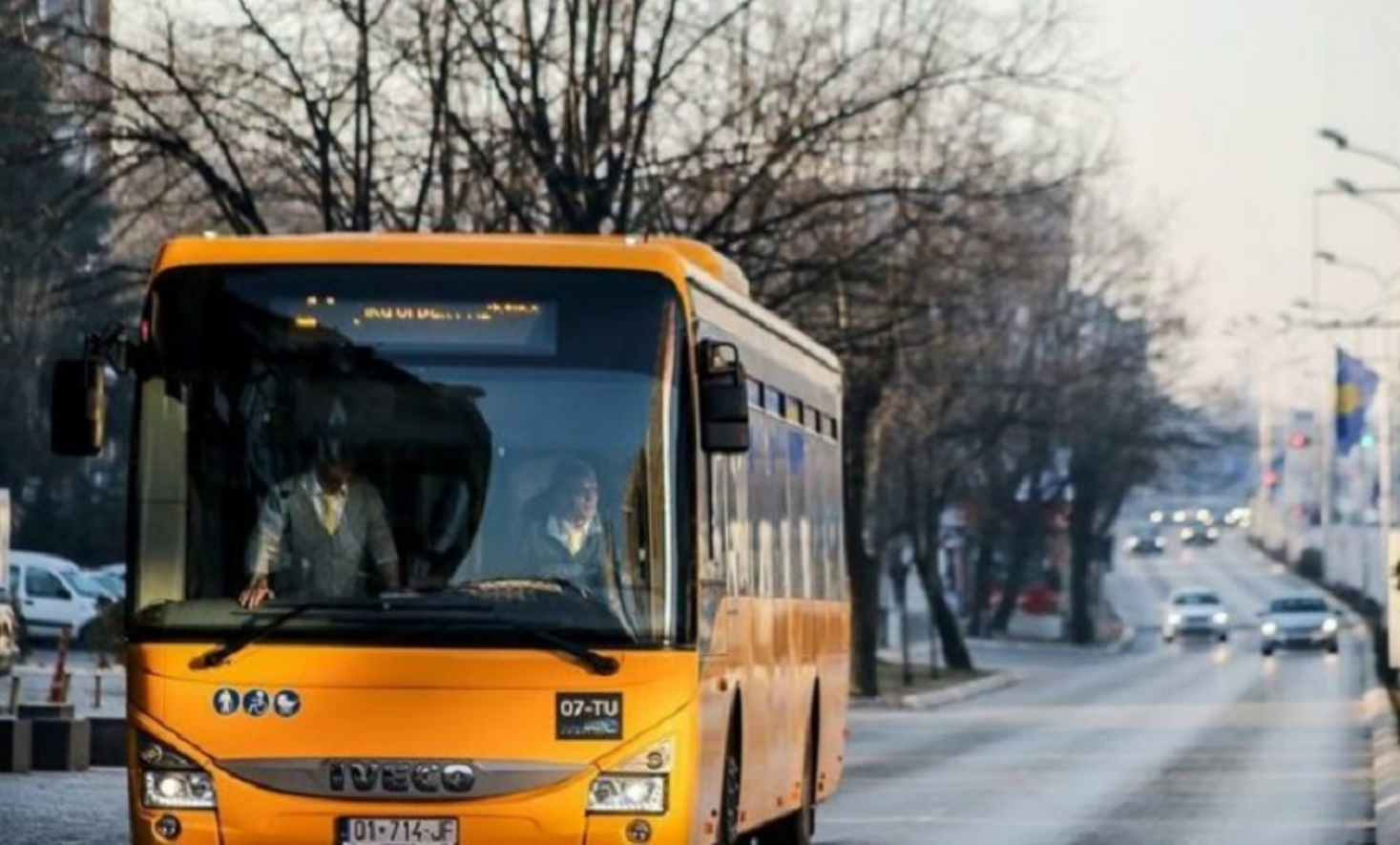 Aksident në Prishtinë, përfshihet një autobus urban