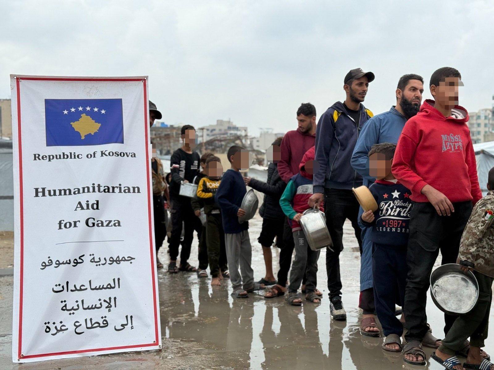 Ndihma humanitare e Kosovës mbërrin në Gazë