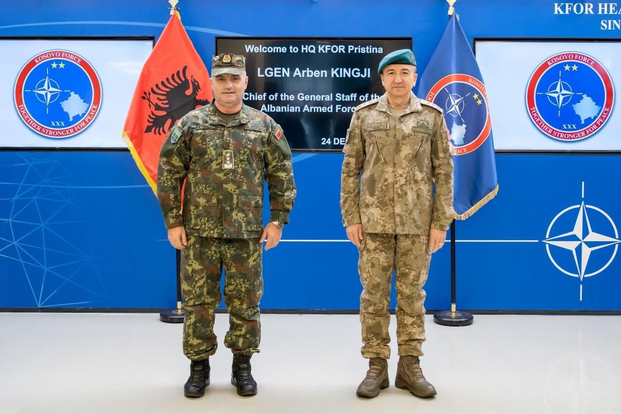 Siguria në Kosovë dhe rajon, takimi mes komandantit të KFOR-it dhe ushtrisë shqiptare