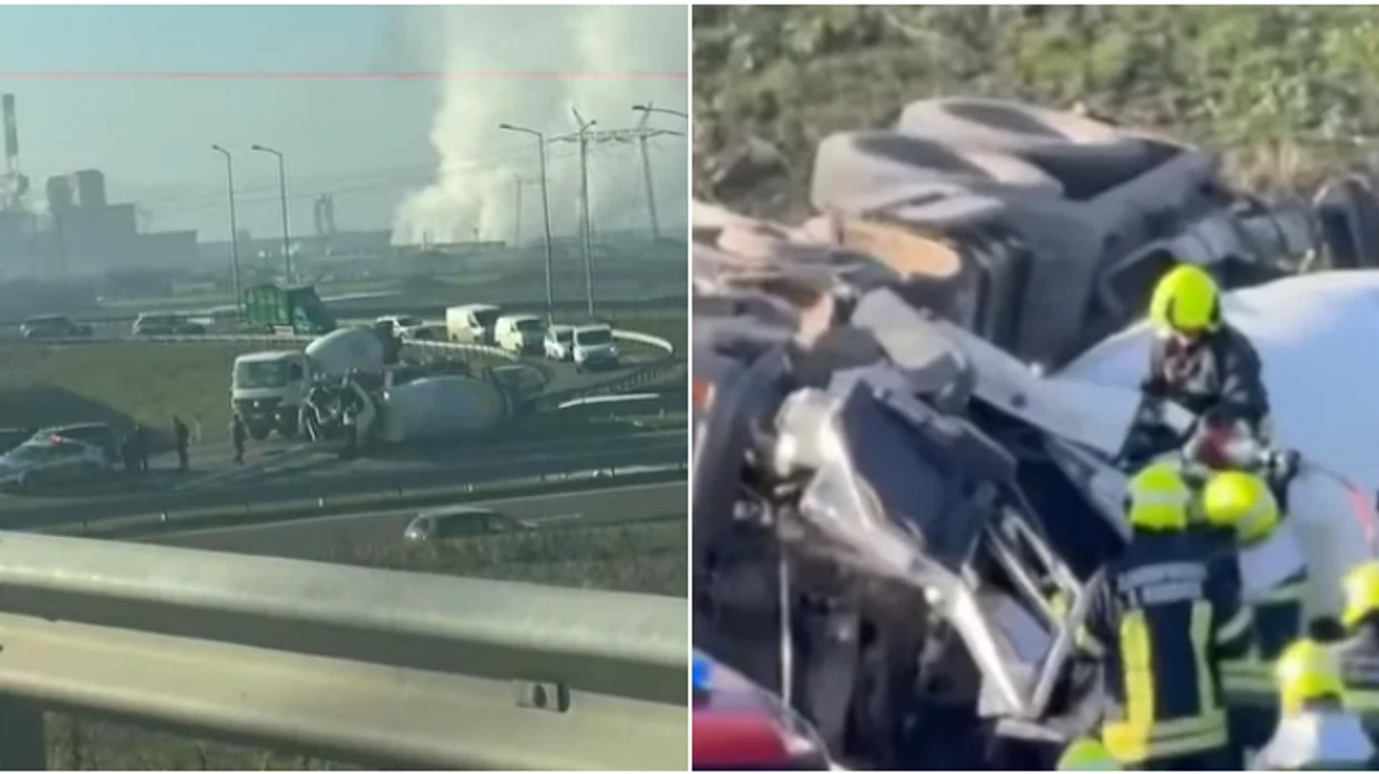 Vdes shoferi i kamionit që u aksidentua në autostradë