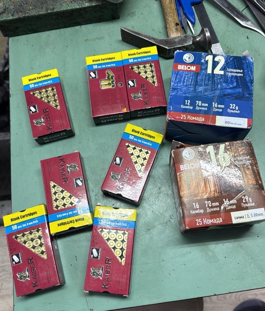 Policia sekuestron 380 fishekë në një lokal në Prishtinë gjatë kontrollit