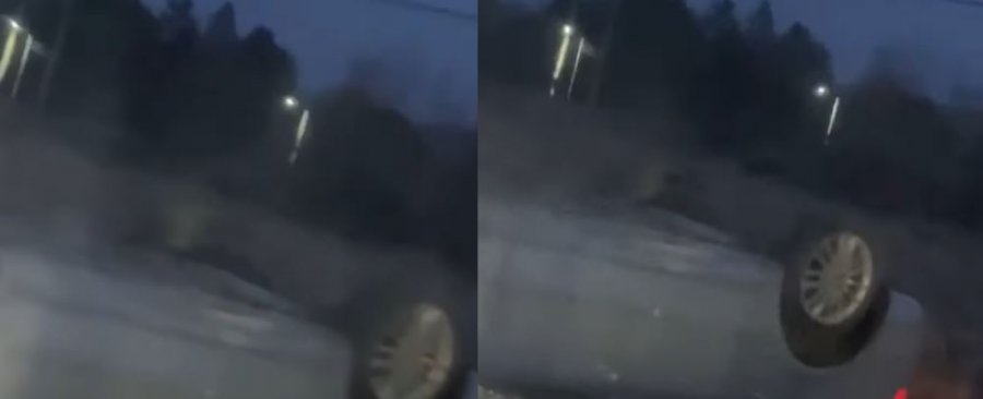 Rrokulliset një veturë në Klinë, shkaqet ende të panjohura