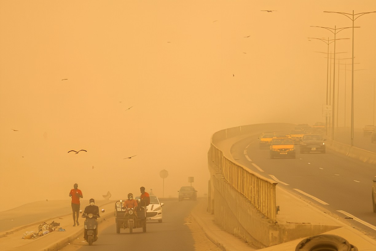 Reja e pluhurit të Saharasë përfshin të gjithë Senegalin