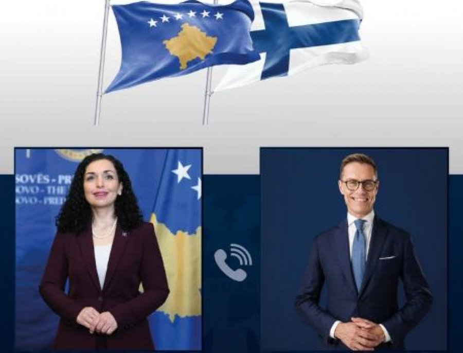 Osmani bisedë telefonike me presidentin finlandez për zhvillimet politike dhe sigurinë