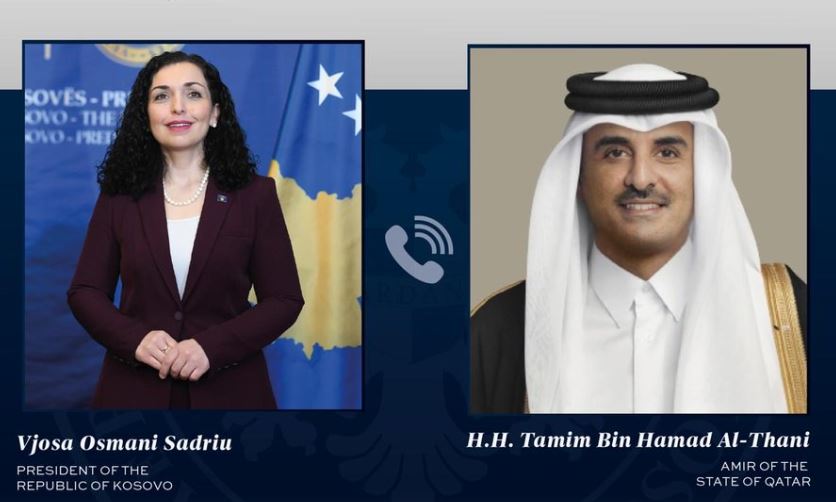 Osmani telefonon Bin Hamadin, bisedojnë për sulmet e Iranit ndaj Katarit