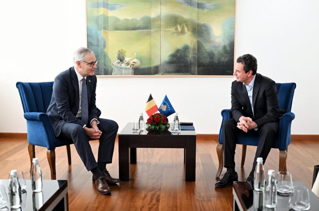 Kurti pret në takim lamtumirës ambasadorin e Belgjikës